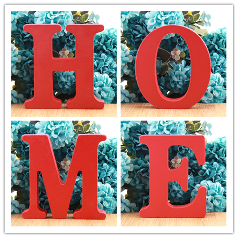 Art Craft Letter A - 1 قطعة 10CMX10CM الأحمر الفن كرافت