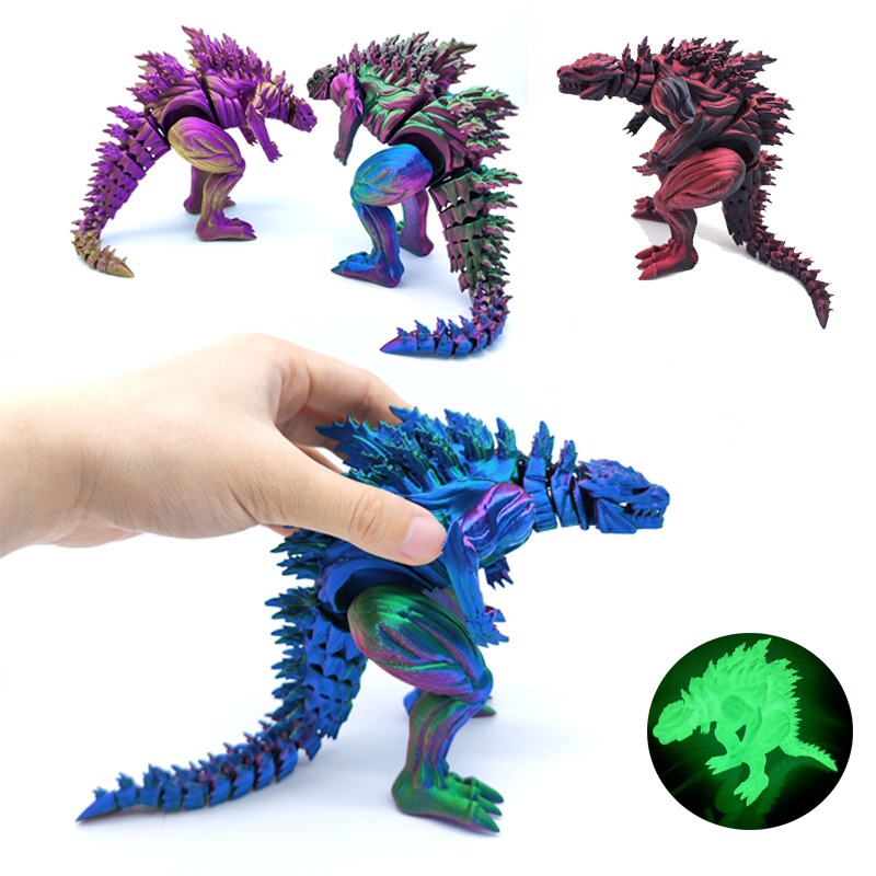 Art Craft Dinosaur - مجسم ديناصور ثلاثي الأبعاد مطبوع بتقنية