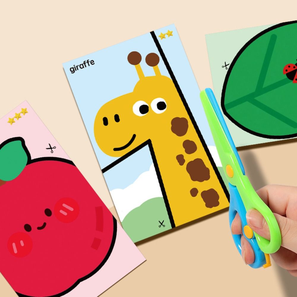Art Craft Preschool - مجموعات قطع الورق الآمنة للأطفال مع