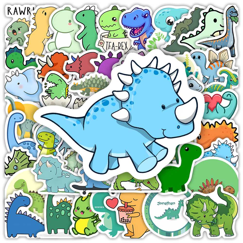 Art Craft Dinosaur - ملصقات ديناصورات مضحكة، هدايا وألعاب يمكنك