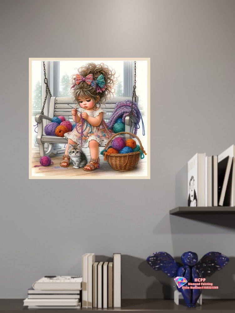طقم رسم بالألماس للفتيات بتصمي - مراجعة Unique Art Craft وسعره