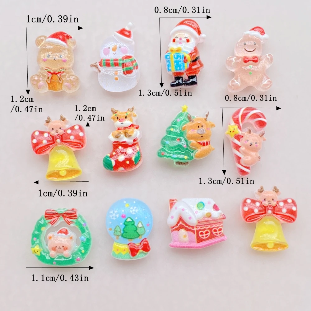 50 قطعة الكرتون الصغيرة الراتن - مراجعة Art Craft Christmas Tree وسعره