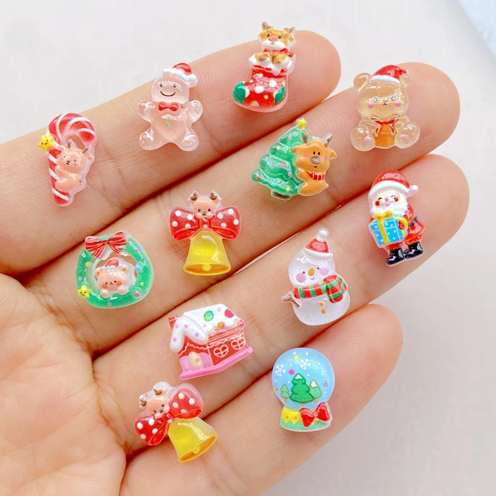 50 قطعة الكرتون الصغيرة الراتن - مراجعة Art Craft Christmas Tree وسعره