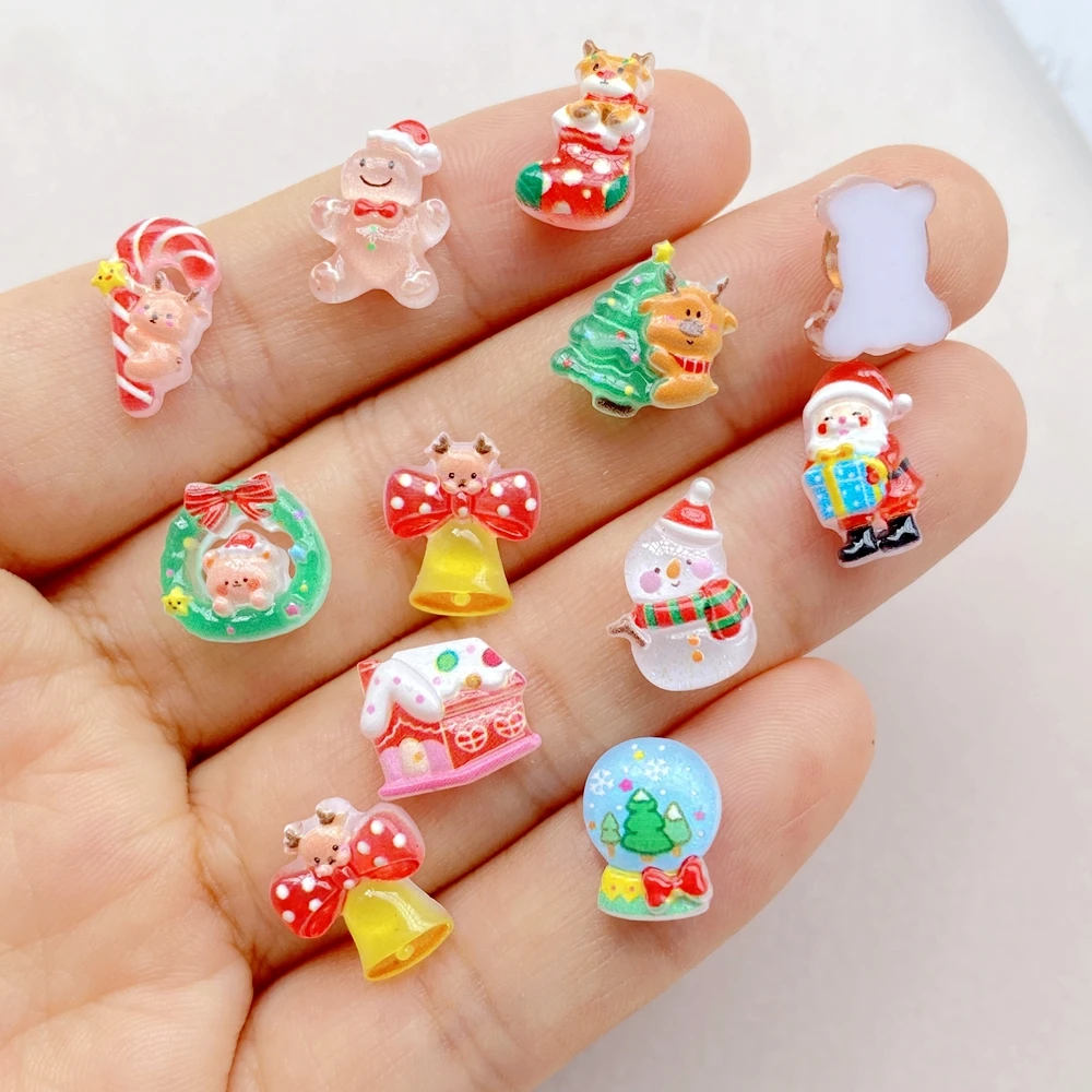 50 قطعة الكرتون الصغيرة الراتن - مراجعة Art Craft Christmas Tree وسعره