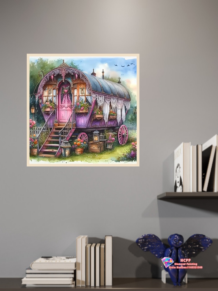طقم رسم ماسي للمناظر الطبيعية  - مراجعة Unique Art Craft وسعره