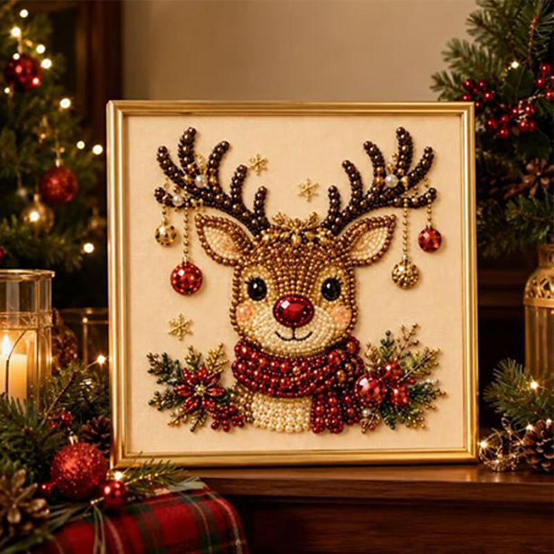 مجموعة رسم بالألماس اللؤلؤي لع - مراجعة Art Craft For Christmas وسعره