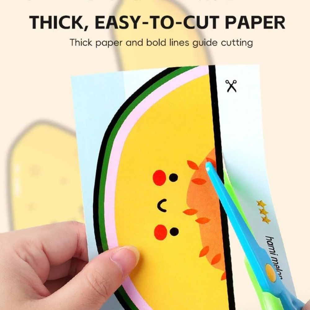 مجموعات أدوات قص الورق الآمنة  - مراجعة Art Craft Preschool وسعره