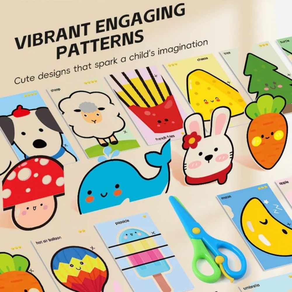 مجموعات أدوات قص الورق الآمنة  - مراجعة Art Craft Preschool وسعره