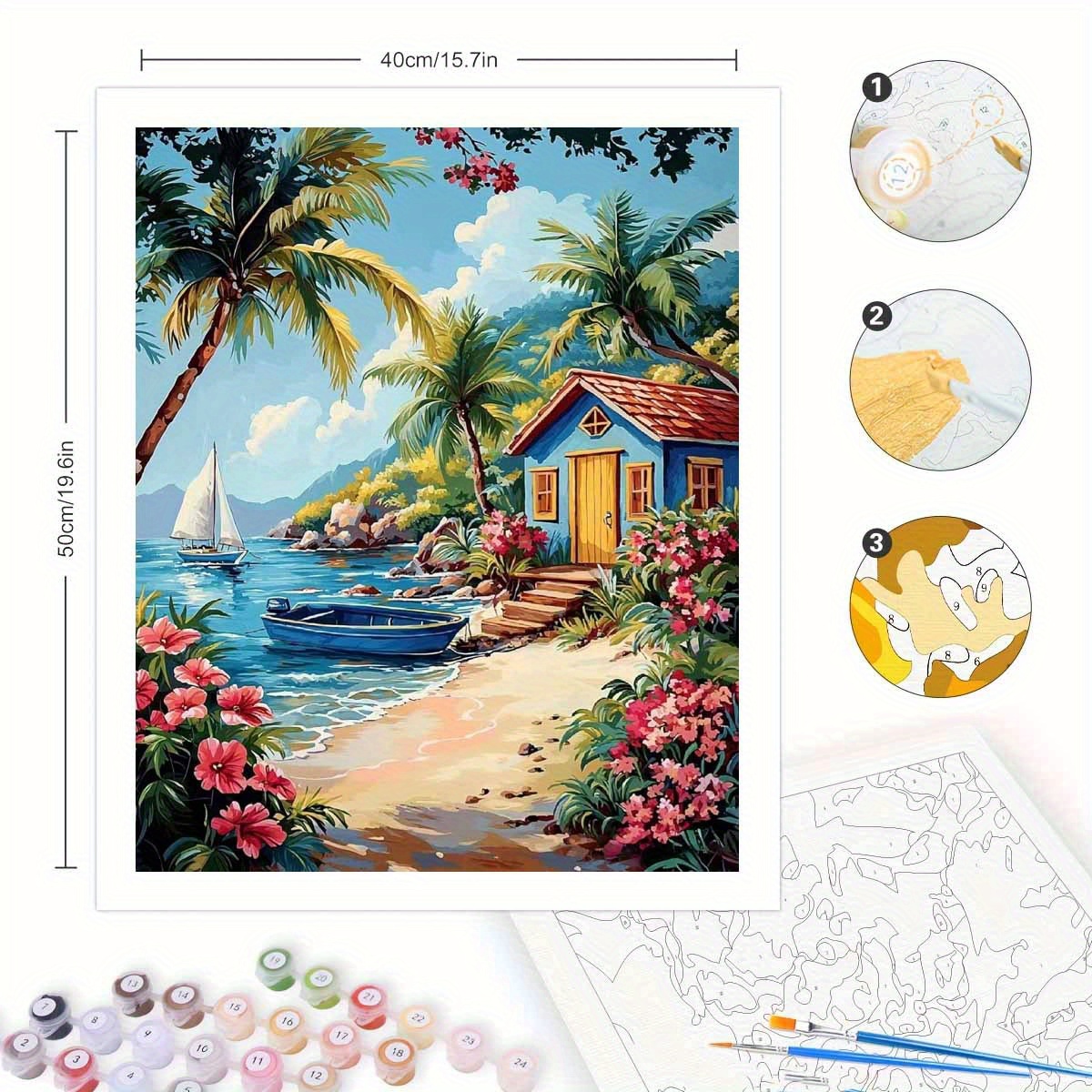مجموعة الرسم بالأرقام للكبار ا - مراجعة Art Craft Letter A وسعره