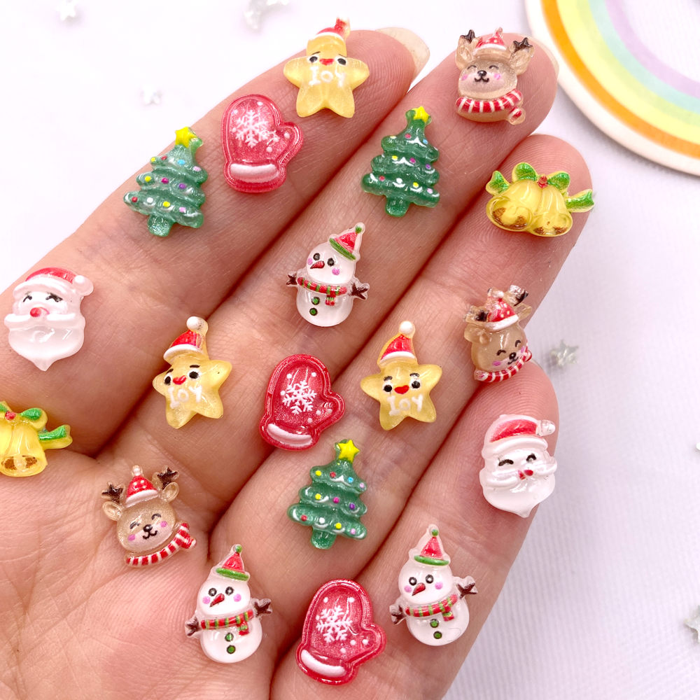تمثال حجر الراين المسطح المصغر - مراجعة Art Craft Christmas Tree وسعره