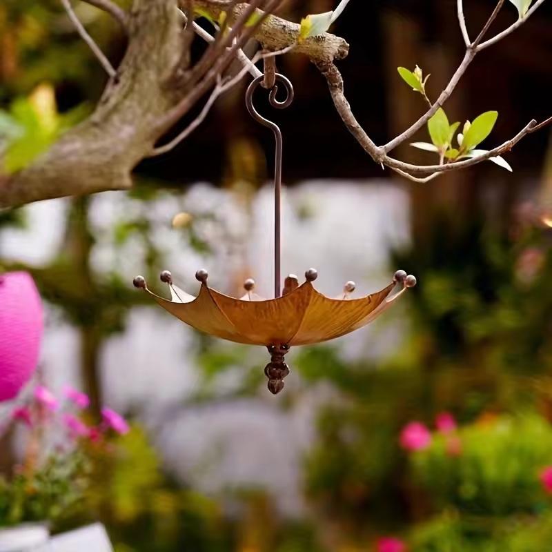 قطعة واحدة مغذي طيور معدني عتي - مراجعة Art Craft Umbrella وسعره