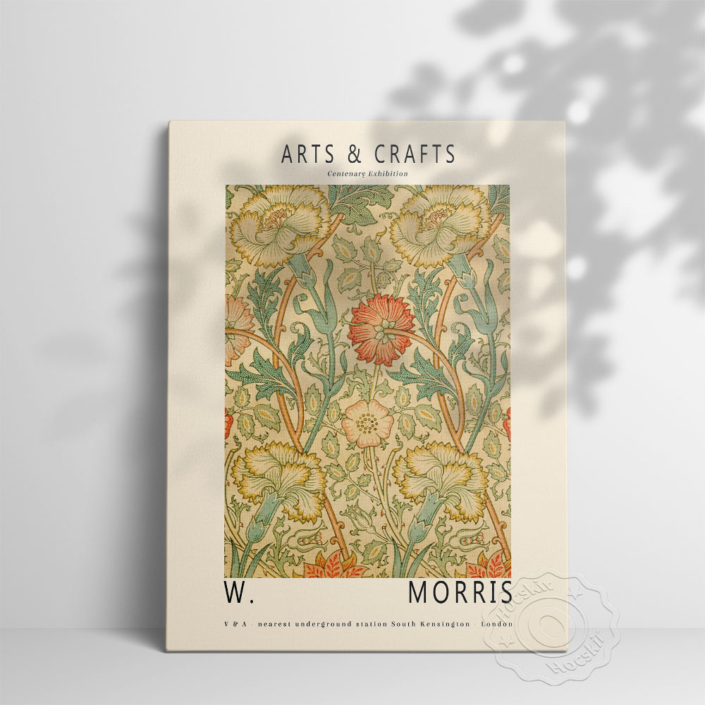 ملصق معرض ويليام موريس، حركة ا - مراجعة Art Craft Museum وسعره