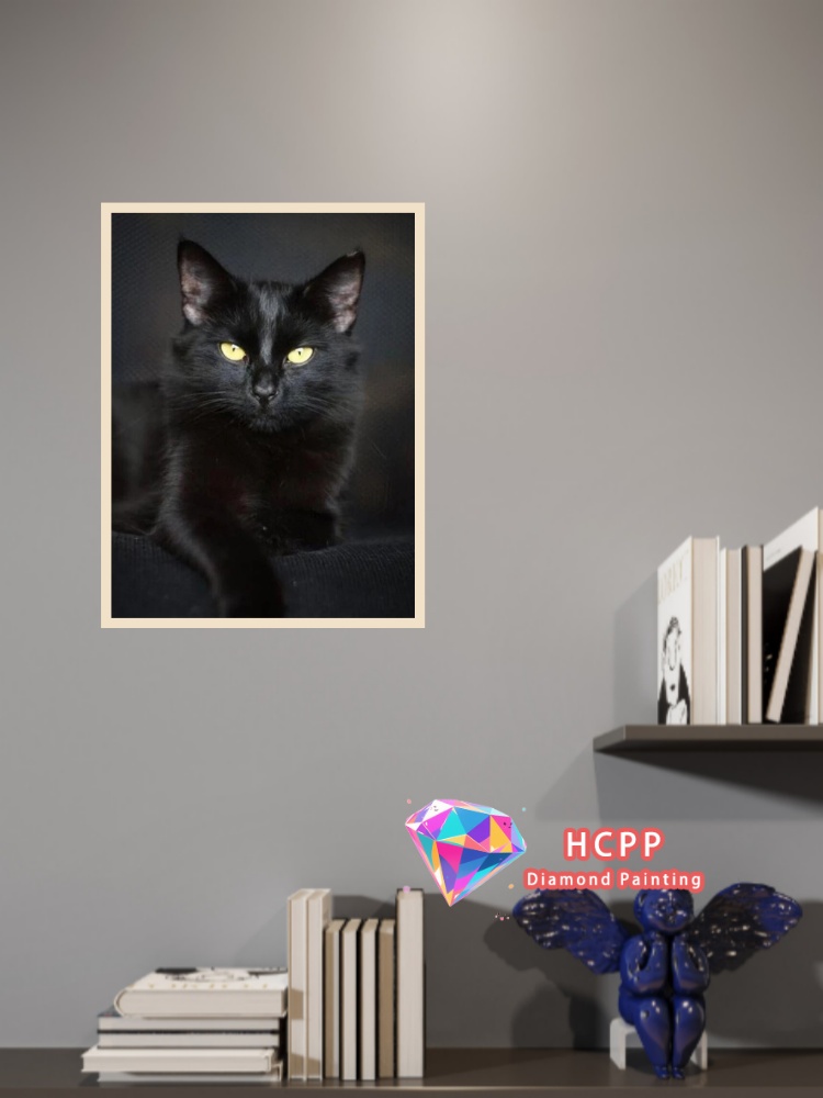 طقم رسم بالألماس على شكل قطة س - مراجعة Unique Art Craft وسعره