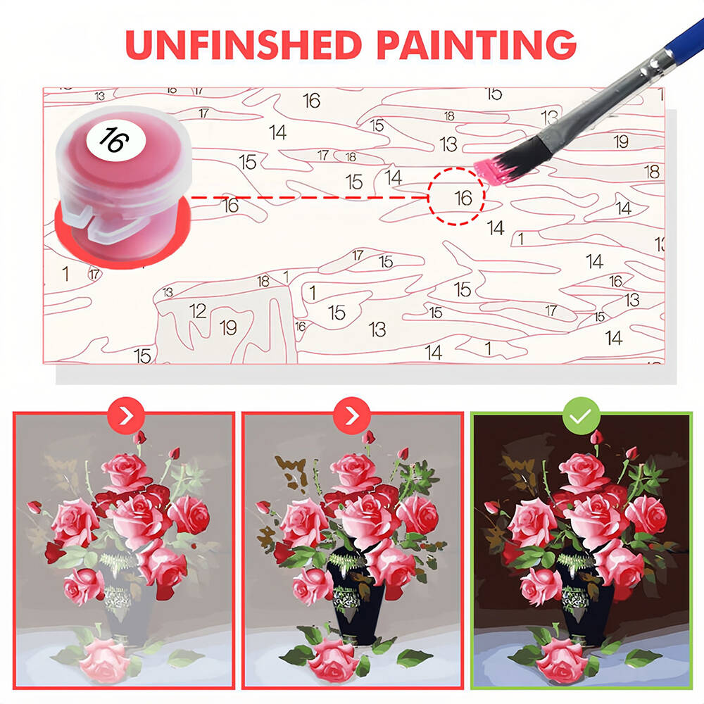 لوحة زيتية بالأرقام منظر طبيعي - مراجعة Unique Art Craft وسعره