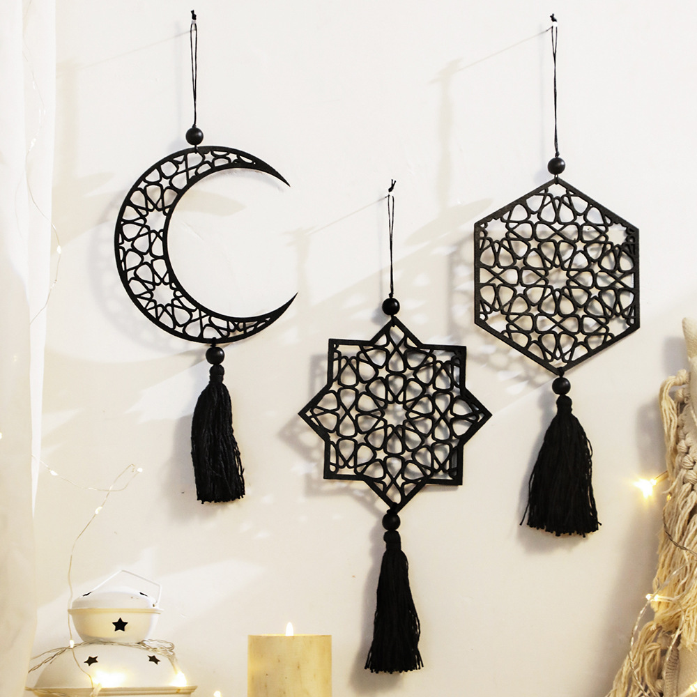 زينة خشبية معلقة على شكل نجمة  - مراجعة Unique Art Craft وسعره